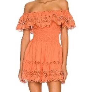 Lovers + Friends Dallas Mini dress in Orange